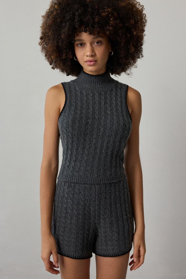 UGG Zariah Cable Knit High Neck Tank Top #2