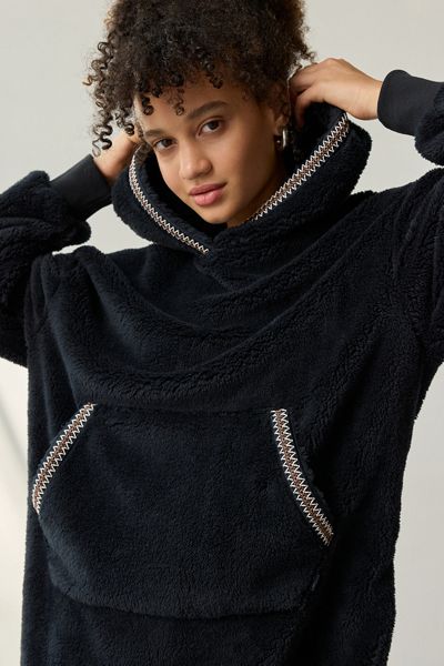UGG Nikia Crochet UGGfluff Zip-Up Jacket | Urban Outfitters
