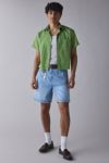 ReMADE By UO Check Pattern Cropped Short Sleeve Shirt