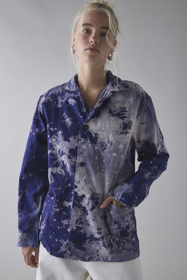 Veste de travail ReMADE By UO éclaboussée de javellisant #1