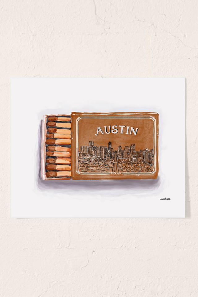 carolineellisart Austin Matchbox Art Print #1