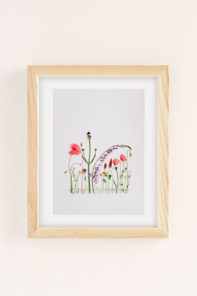 Ingrid Beddoes Photography Flowers Flat Lay Art Print #1