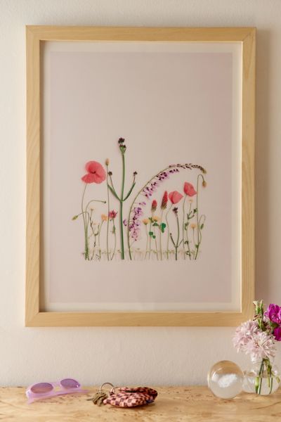 Ingrid Beddoes Photography Flowers Flat Lay Art Print