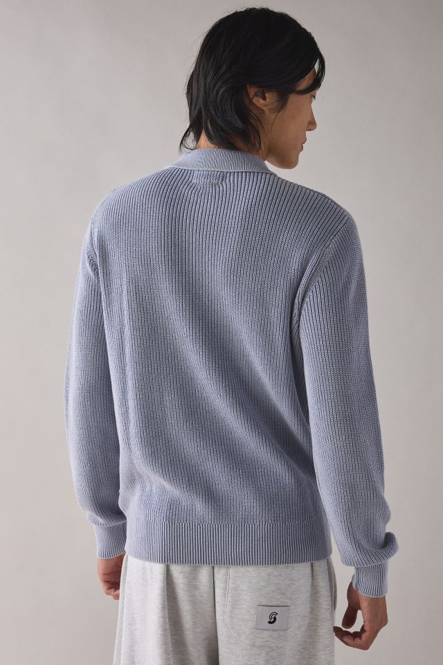 GUESS JEANS Half Zip Cotton Polo Sweater #1
