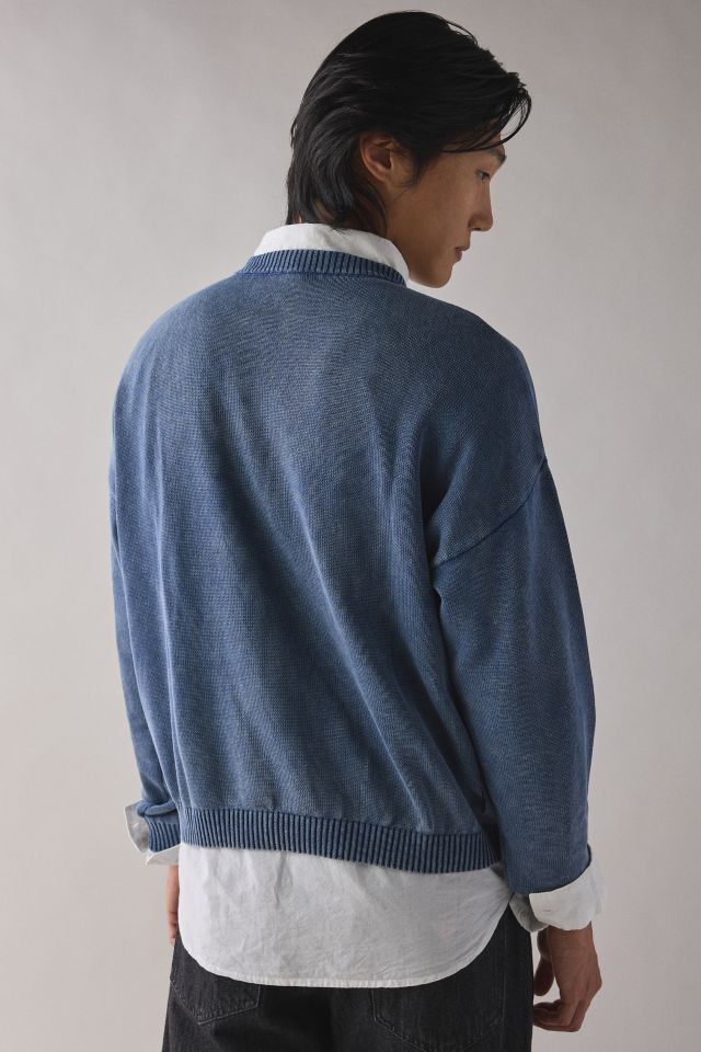 GUESS ORIGINALS Boxy Logo Crew Neck Sweater #1