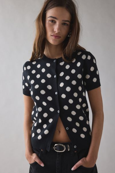 Kimchi Blue Rachel Printed Short Sleeve Cardigan