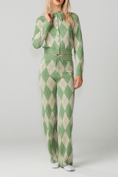 House Of Sunny Argyle Lounge Pants