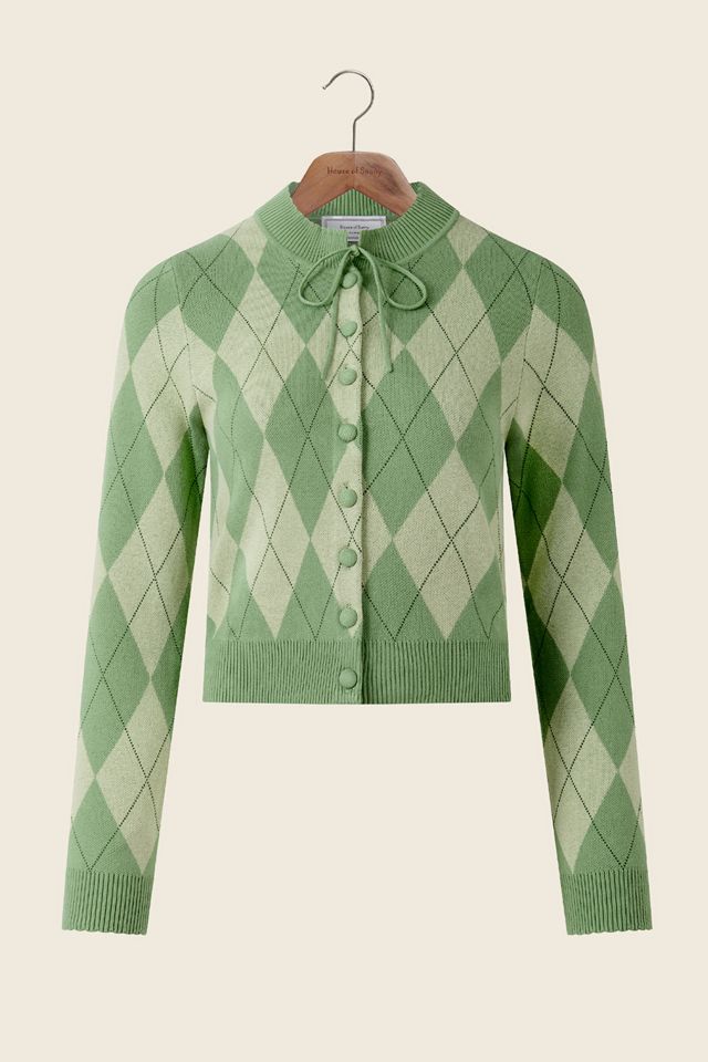 House Of Sunny Argyle Lounge Cardigan #1