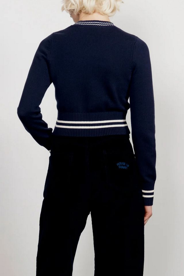 House Of Sunny Fetch Graphic Crew Neck Jumper #1