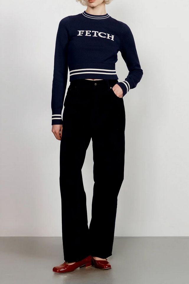 House Of Sunny Fetch Graphic Crew Neck Jumper #2