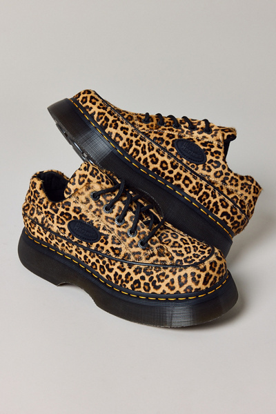 Dr. Martens Women's Buzz Leopard Print 5-Eye Shoe