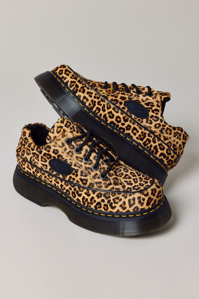 Dr. Martens Women's Buzz Leopard Print 5-Eye Shoe #1