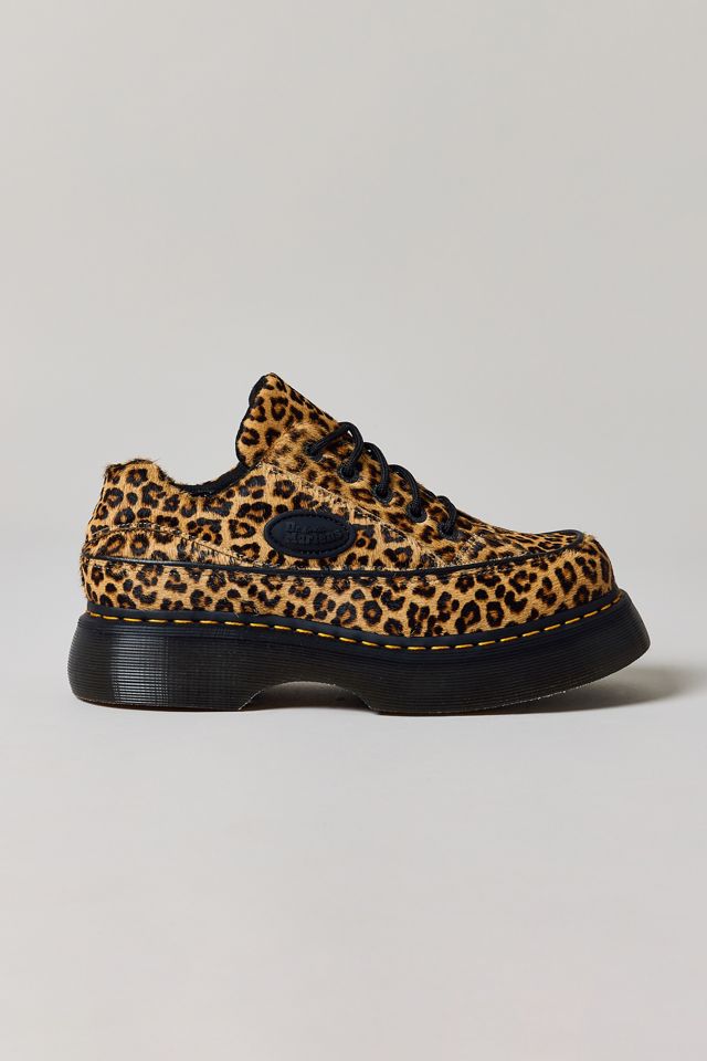 Dr. Martens Women's Buzz Leopard Print 5-Eye Shoe #2