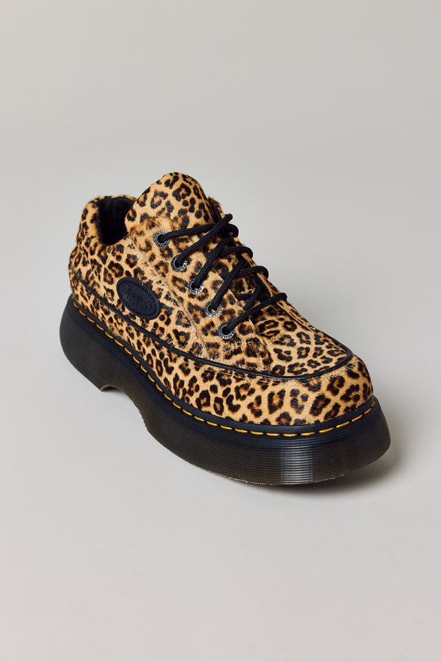 Dr. Martens Women's Buzz Leopard Print 5-Eye Shoe #3