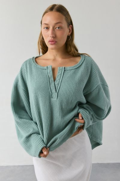 【HI FI FNK】Snap Slim Henley Top Out From Under Snap Henley Top | Urban Outfitters