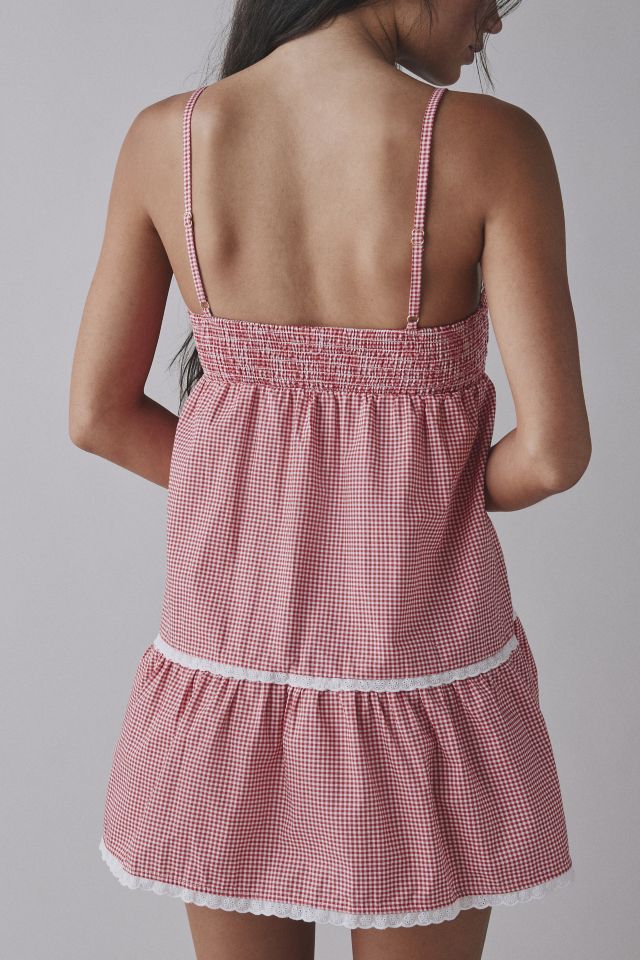 Frankies Bikinis Baby Gauze Babydoll Mini Dress #4