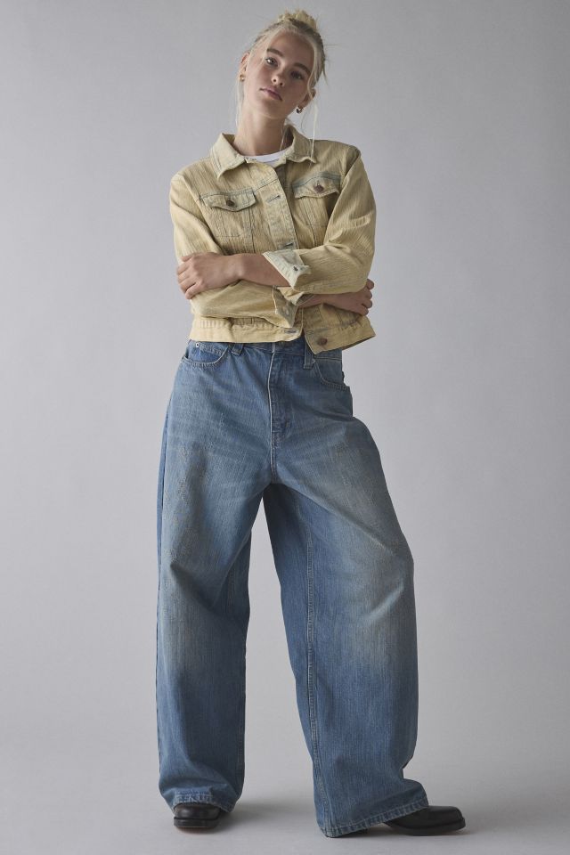 ReMADE By UO Overdyed Fitted Denim Jacket #2