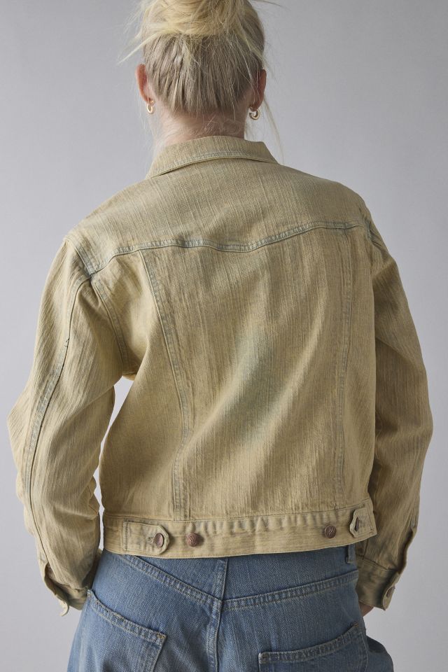 ReMADE By UO Overdyed Fitted Denim Jacket #3