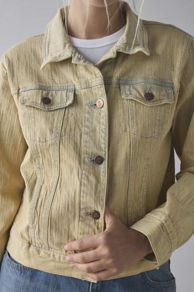ReMADE By UO Overdyed Fitted Denim Jacket #4