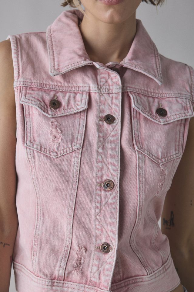 ReMADE By UO Overdye Denim Vest Top #2