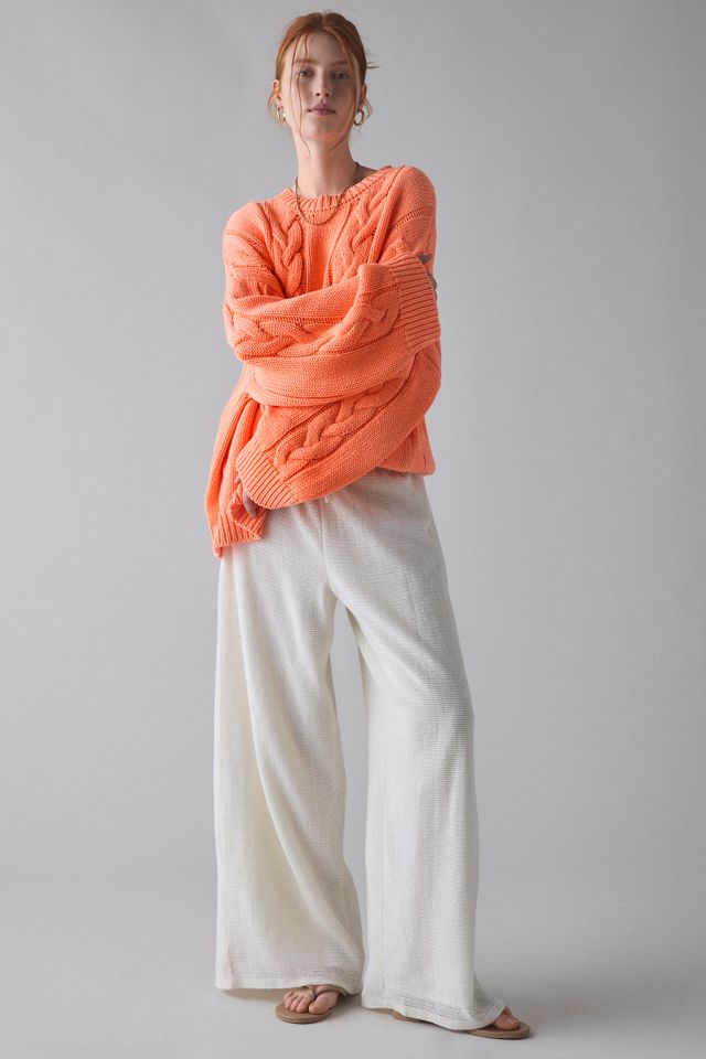 BDG Skylar Oversized Crew Neck Cable Knit Sweater #2