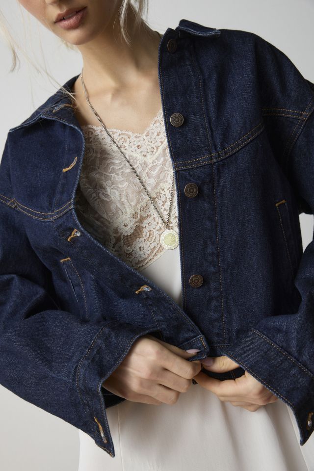 Levi’s® Shrunken ‘90s Western Denim Trucker Jacket #4