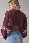 Out From Under Hang Back V-Neck Long Sleeve Cropped Pullover