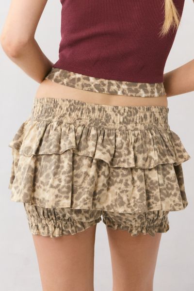 Out From Under Sweet Nothings Tie-Front Bow Ruffle Bloomer Short