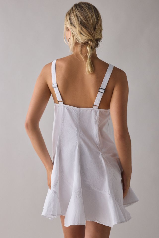 BDG Mina Oversized Pleated Swing Mini Dress #3