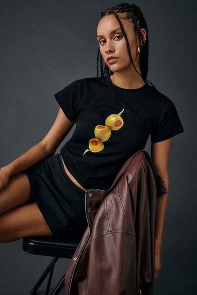 Tyler McGillivary Stella Extra Olive Graphic Baby Tee