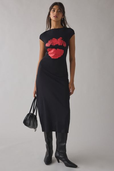 Tyler McGillivary Smooch Bodycon Midi Dress