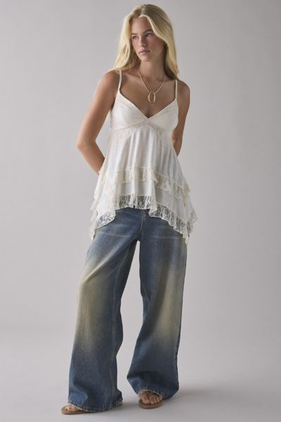 Women's White Lace Tops | Urban Outfitters