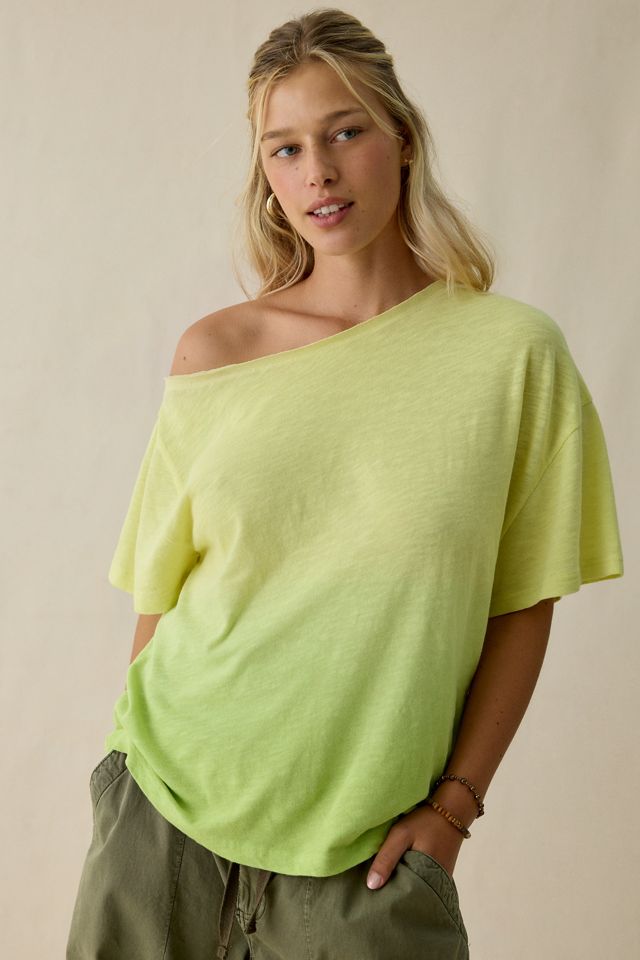 BDG Courtney Off-The-Shoulder Oversized Tee #1