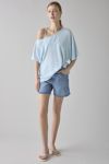 DAY Rock Band Graphic Off-The-Shoulder Oversized Tee