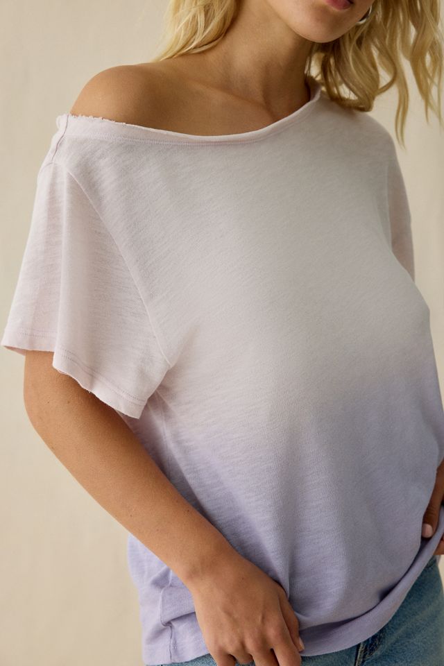 BDG Courtney Off-The-Shoulder Oversized Tee #1