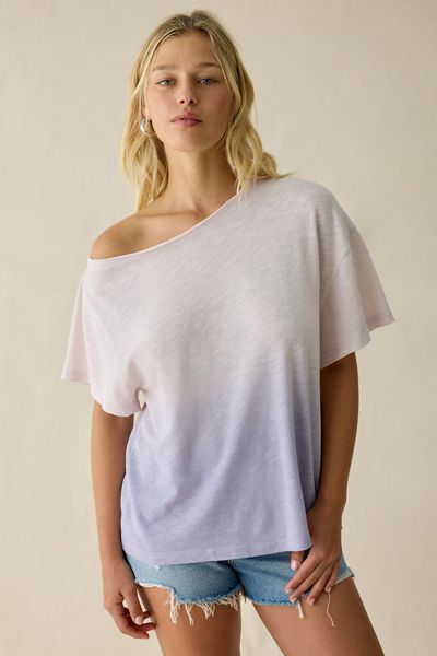 T-shirt surdimensionné BDG Courtney à épaules dénudées