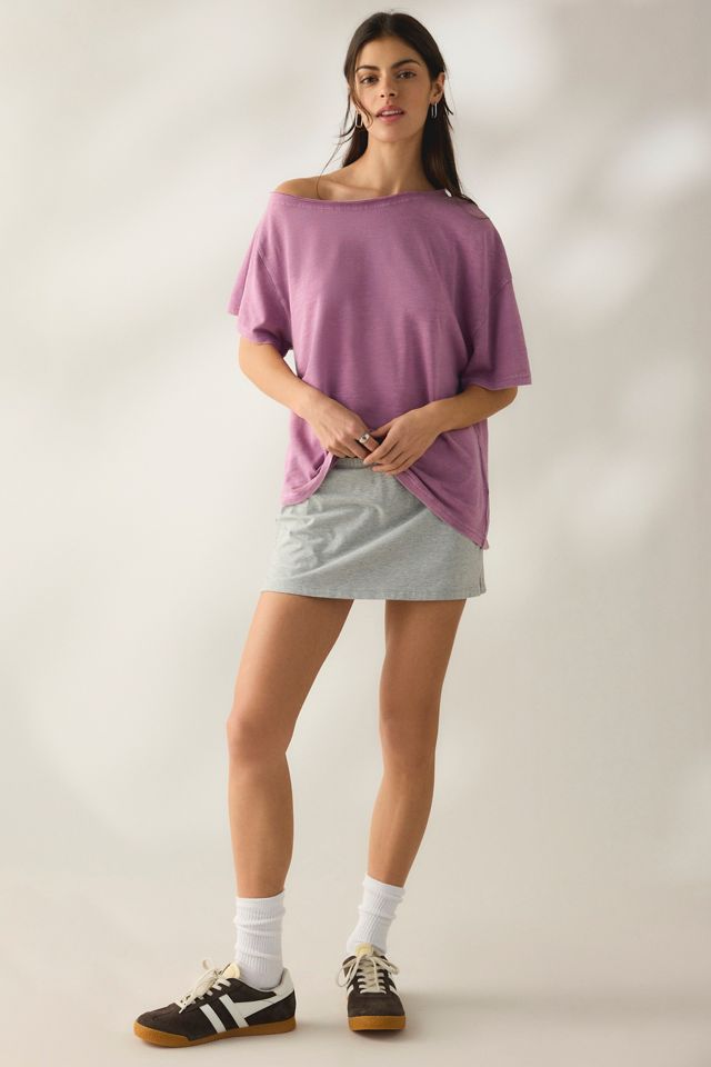 BDG Courtney Off-The-Shoulder Oversized Tee #3