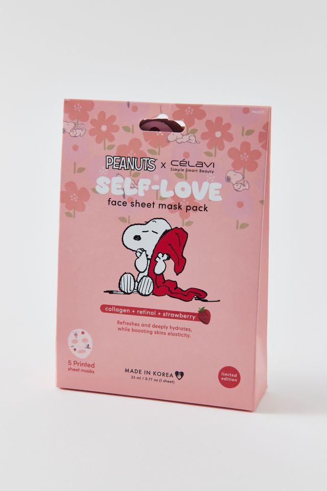 Célavi X Peanuts Snoopy Self Love Sheet Mask Set #1