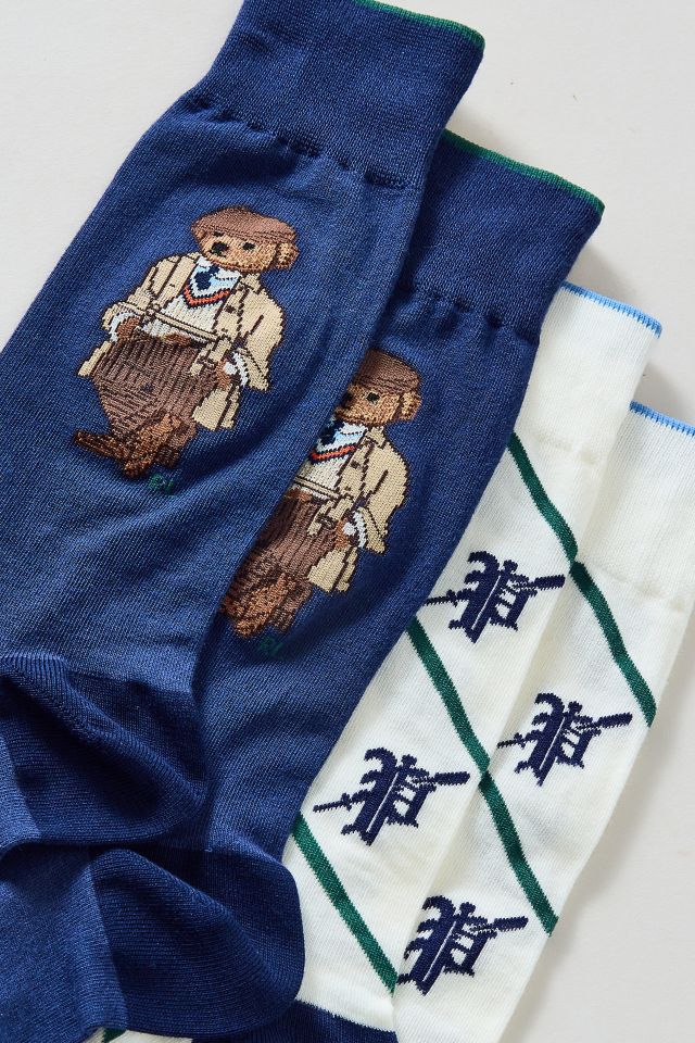 Polo Ralph Lauren Charles Bear Trouser Sock 2-Pack #1