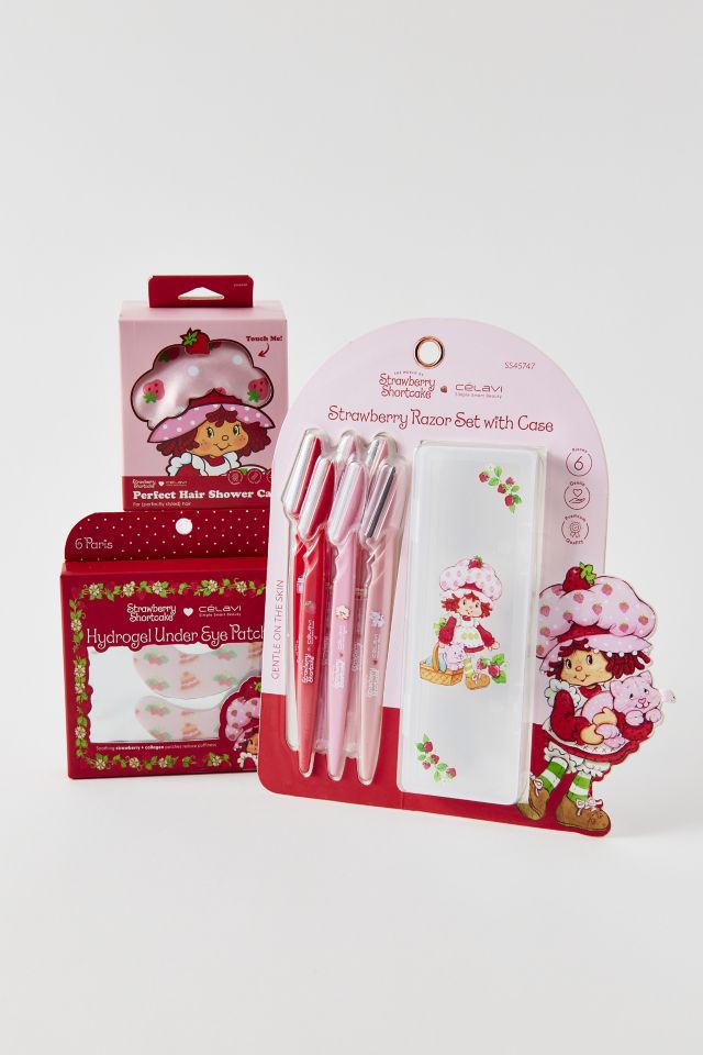 Célavi X Strawberry Shortcake 6-Piece Derma Razor & Storage Case Set #1