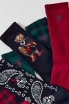 Polo Ralph Lauren Patterned Crew Sock 6-Pack