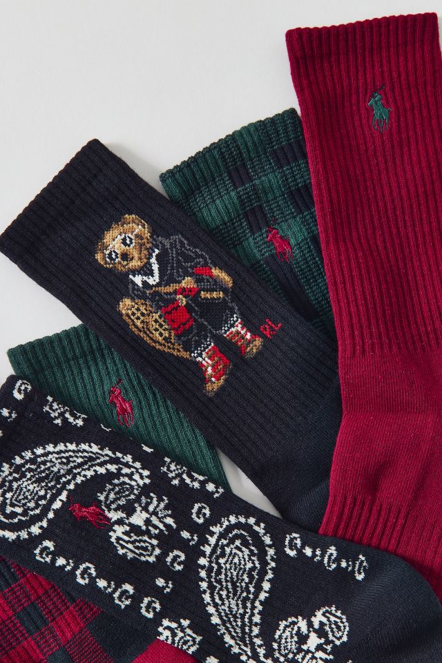 Polo Ralph Lauren Patterned Crew Sock 6-Pack #1