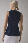 BDG Blanche Longline Denim Vest Top