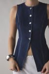 BDG Blanche Longline Denim Vest Top