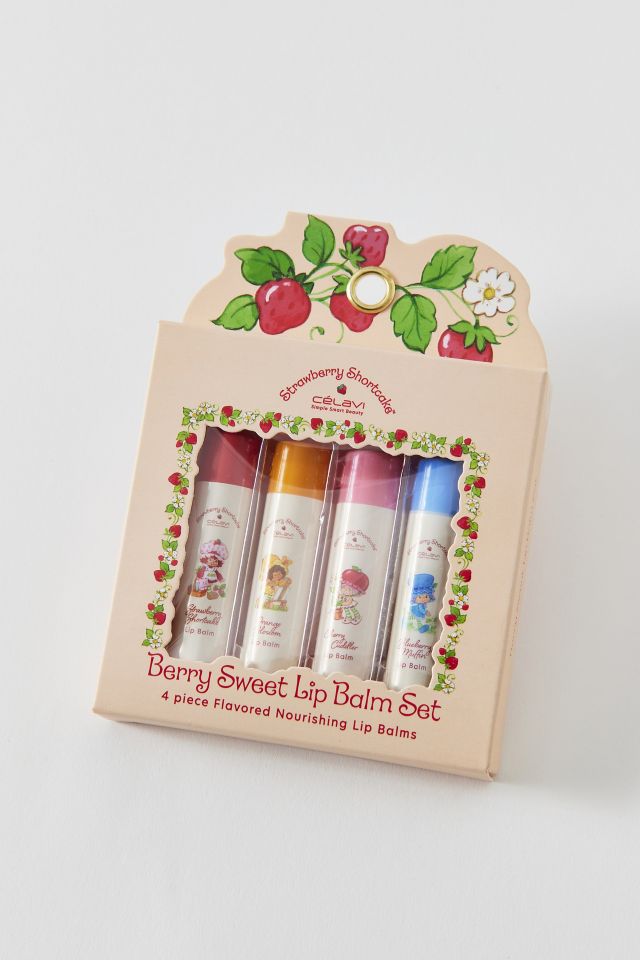 Ensemble de Baumes à Lèvres Célavi X Strawberry Shortcake Très Doux aux Petits Fruits #2
