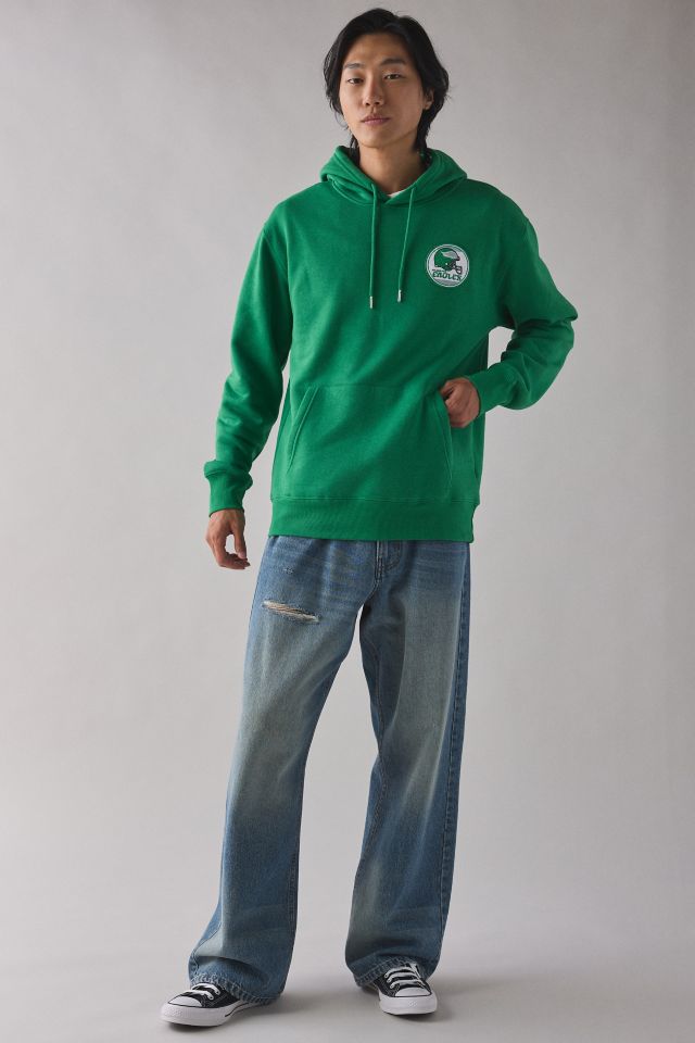 Ultra Game UO Exclusive NFL Philadelphia Eagles Chenille Patch Hoodie Sweatshirt #2