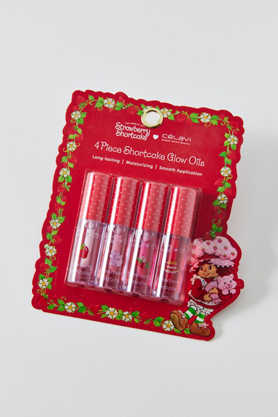 Célavi X Strawberry Shortcake Glow Lip Oil Set