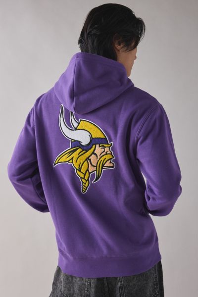 [ななえ］hood purple patch NFL Minnesota Vikings UO Exclusive Chenille Patch Hoodie