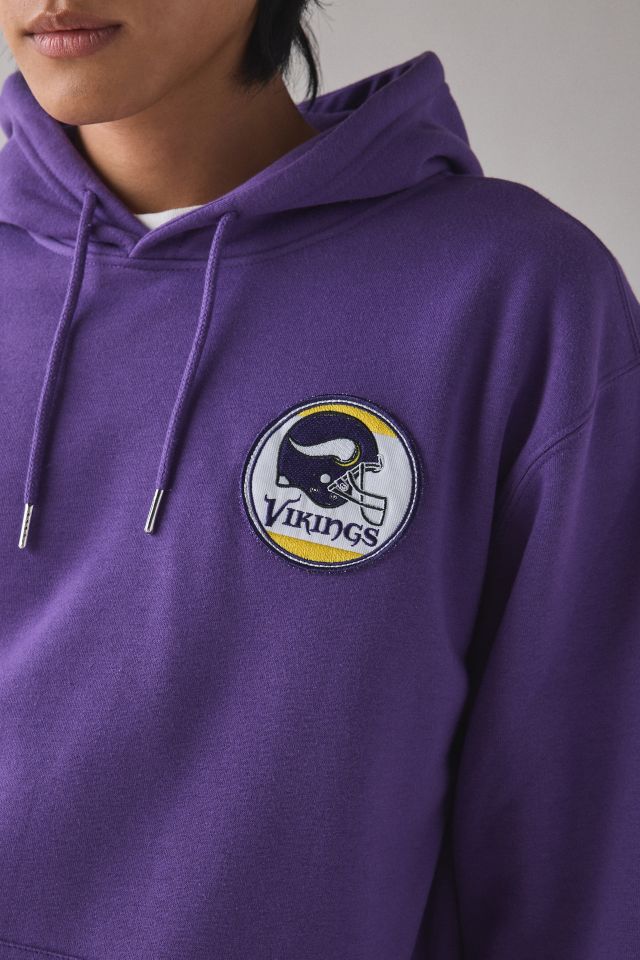Ultra Game UO Exclusive NFL Minnesota Vikings Chenille Patch Hoodie Sweatshirt #3