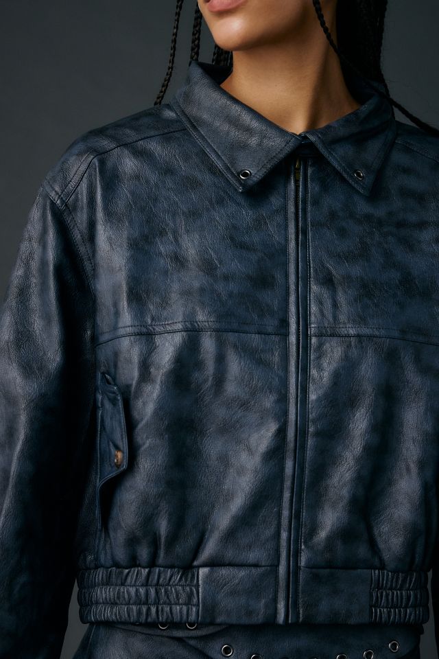 Zemeta Darker Dream Faux Leather Jacket #2